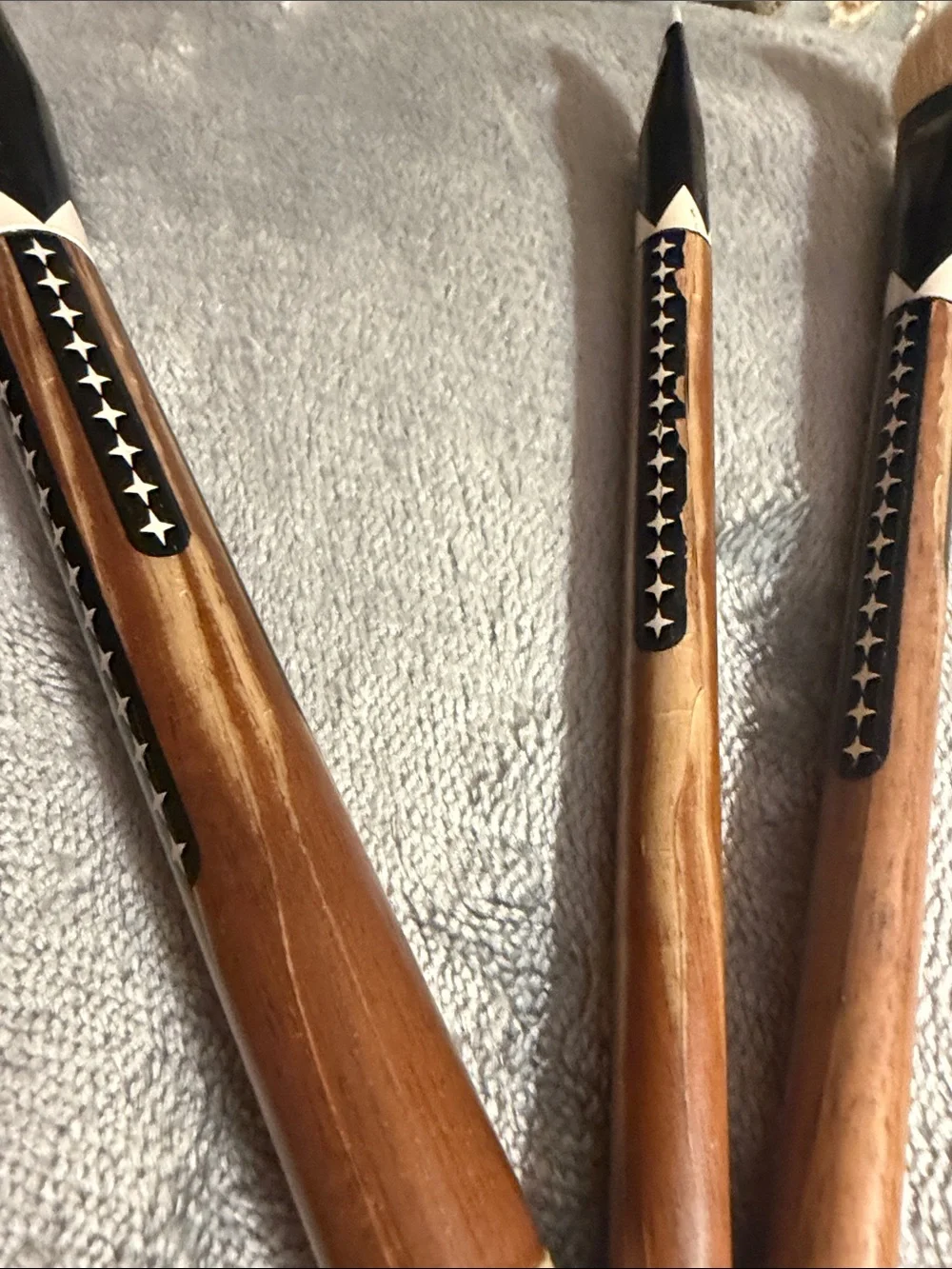 Natural Wood Handle Makeup Brush Set - Brown